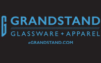 grandstand glassware and apparel logo